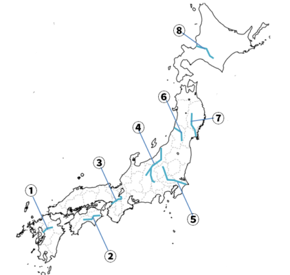 日本の川の白地図問題