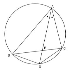 平面図形問題（円と相似）