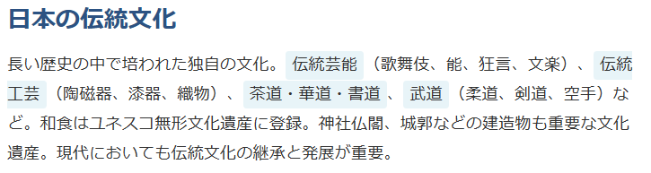 日本の伝統文化